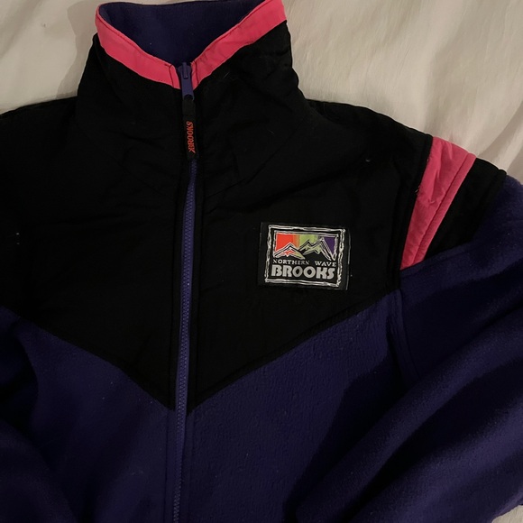 Brooks Multicolor Fleece Jacket - Picture 2 of 3